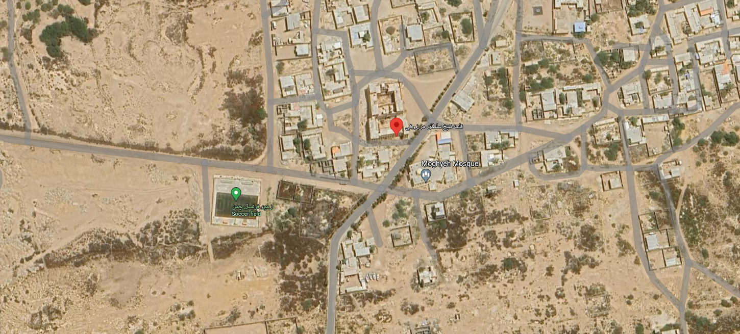 نقشه گوگل مپ قلعه شیخ سلطان المرزوقی 415384537436