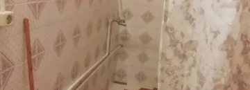 دوش حمام و پرده حمام ویلا در بندرجاسک